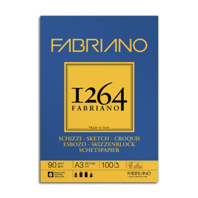 Skicár Fabriano 1264, 90 g/m²