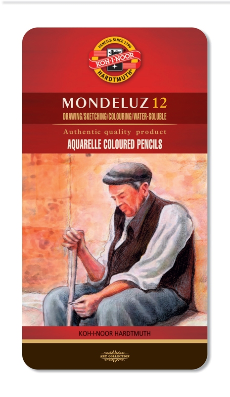 Akvarelové pastelky MONDELUZ v plechovom obale - Sady – Obrázok 2