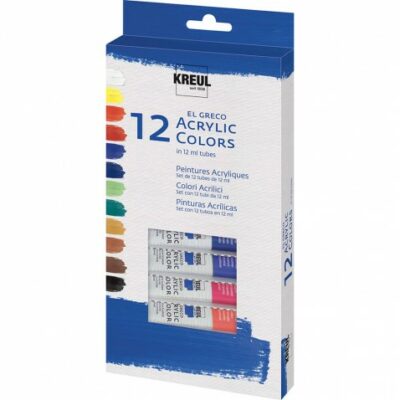 Súprava akrylových farieb KREUL EL GRECO 12 x 12 ml
