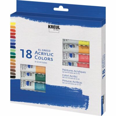 Súprava akrylových farieb KREUL EL GRECO 18 x 12 ml