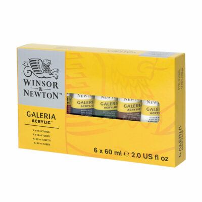 Súprava akrylových farieb W&N Galeria 6 x 60 ml