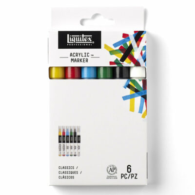 Sada akrylových markerov Liquitex 6 ks - základná