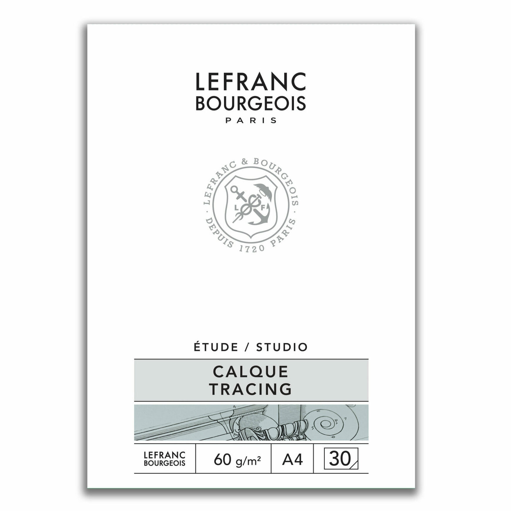 Pauzovací papier v bloku Lefranc & Bourgeois A4
