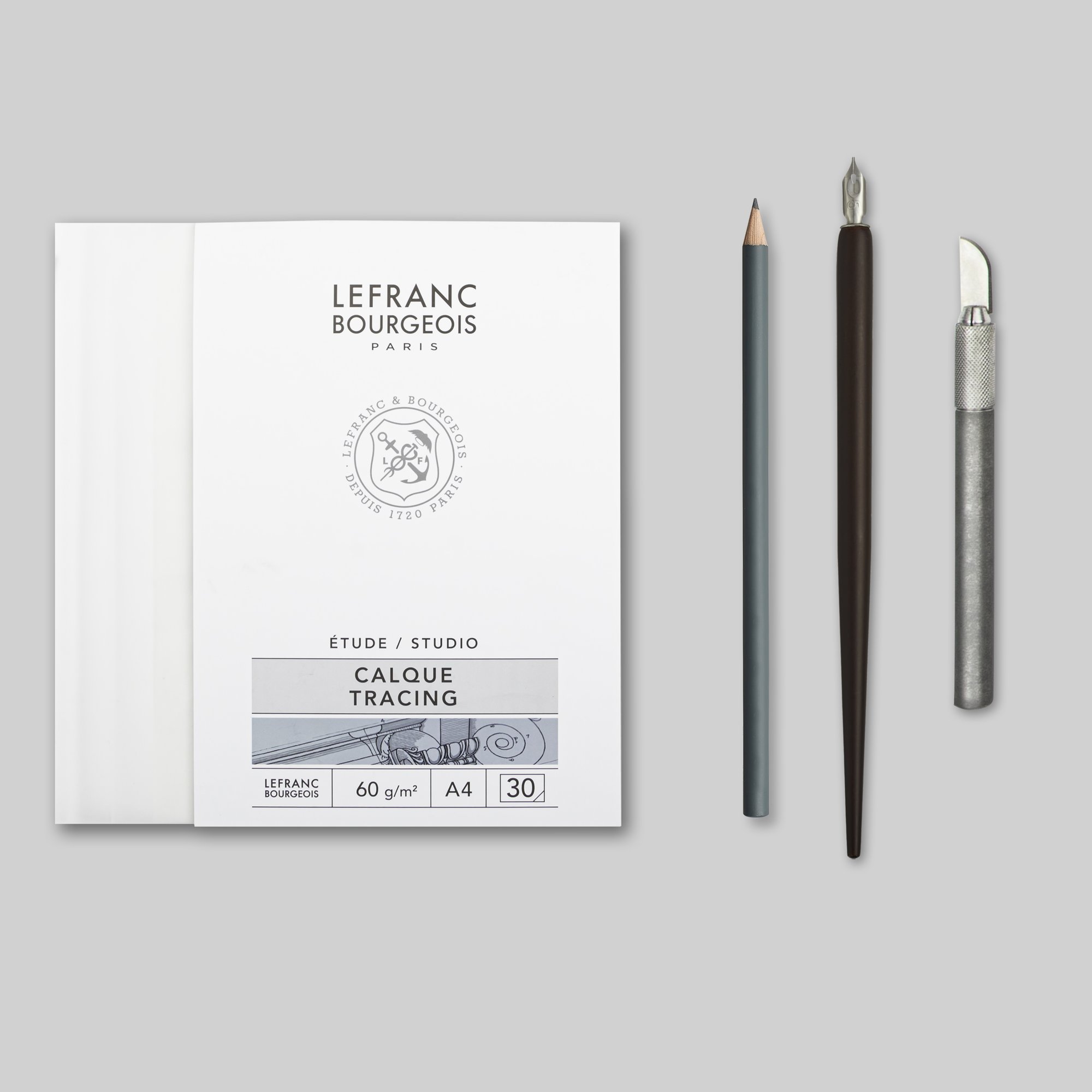 Pauzovací papier v bloku Lefranc & Bourgeois A4 – Obrázok 2