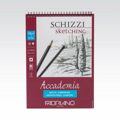 Skicovací blok Accademia 120 g/m² - Hrebeňová väzba