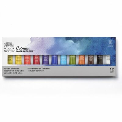 Akvarelová súprava Cotman Winsor & Newton 12 túb