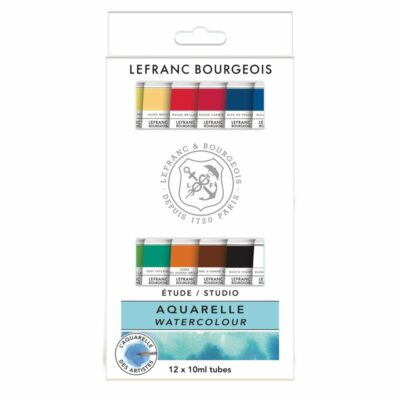 Akvarelová súprava Studio Lefranc & Bourgeois 12 x 10 ml