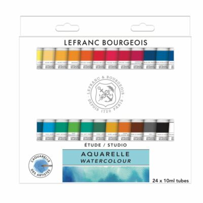 Akvarelová súprava Studio Lefranc & Bourgeois 24 x 10 ml