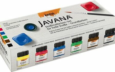 Súprava na svetlý textil JAVANA KREUL 6 x 20 ml - základná