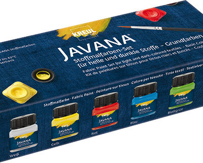 Súprava na svetlý a tmavý textil JAVANA KREUL 6 x 20 ml - základná