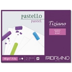 Blok na pastel Tiziano 160 g/m² - Biely