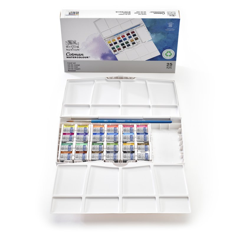 Akvarelová súprava Cotman Winsor & Newton 24 ks