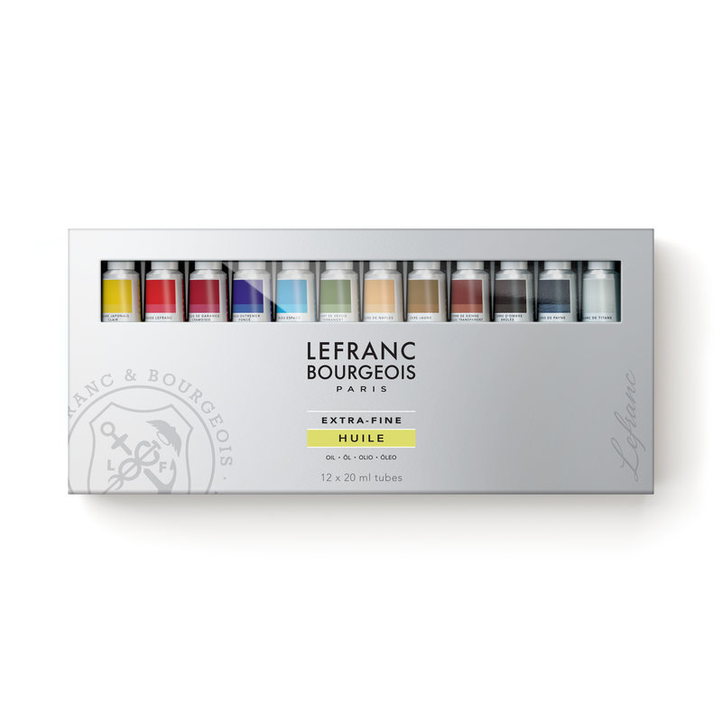 Profesionálna súprava olejových farieb Extra Fine 12 x 20 ml