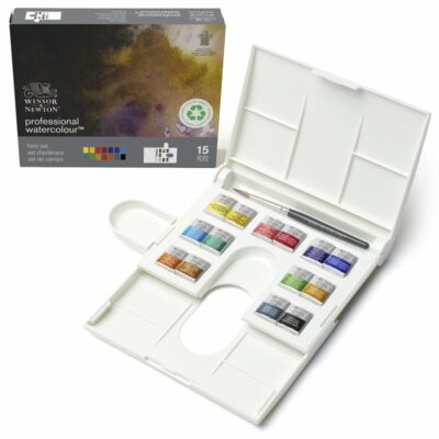 Cestovná akvarelová súprava professional Winsor & Newton 14 ks