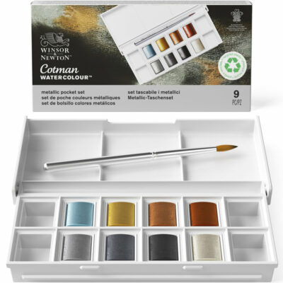 Akvarelová metalická súprava Cotnam Winsor & Newton 8 ks