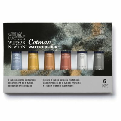 Akvarelová metalická súprava Cotnam Winsor & Newton 6 túb