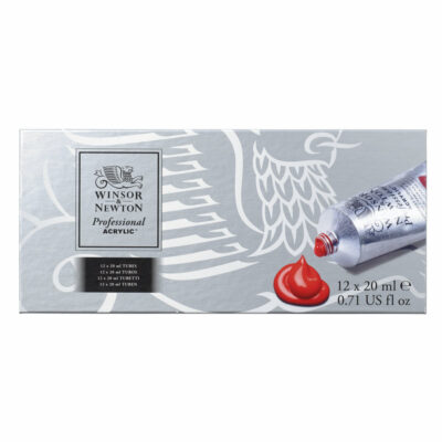 Akrylová súprava professional Winsor & Newton 12 x 20 ml