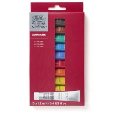 Gvašová súprava Winsor & Newton 10 x 12 ml