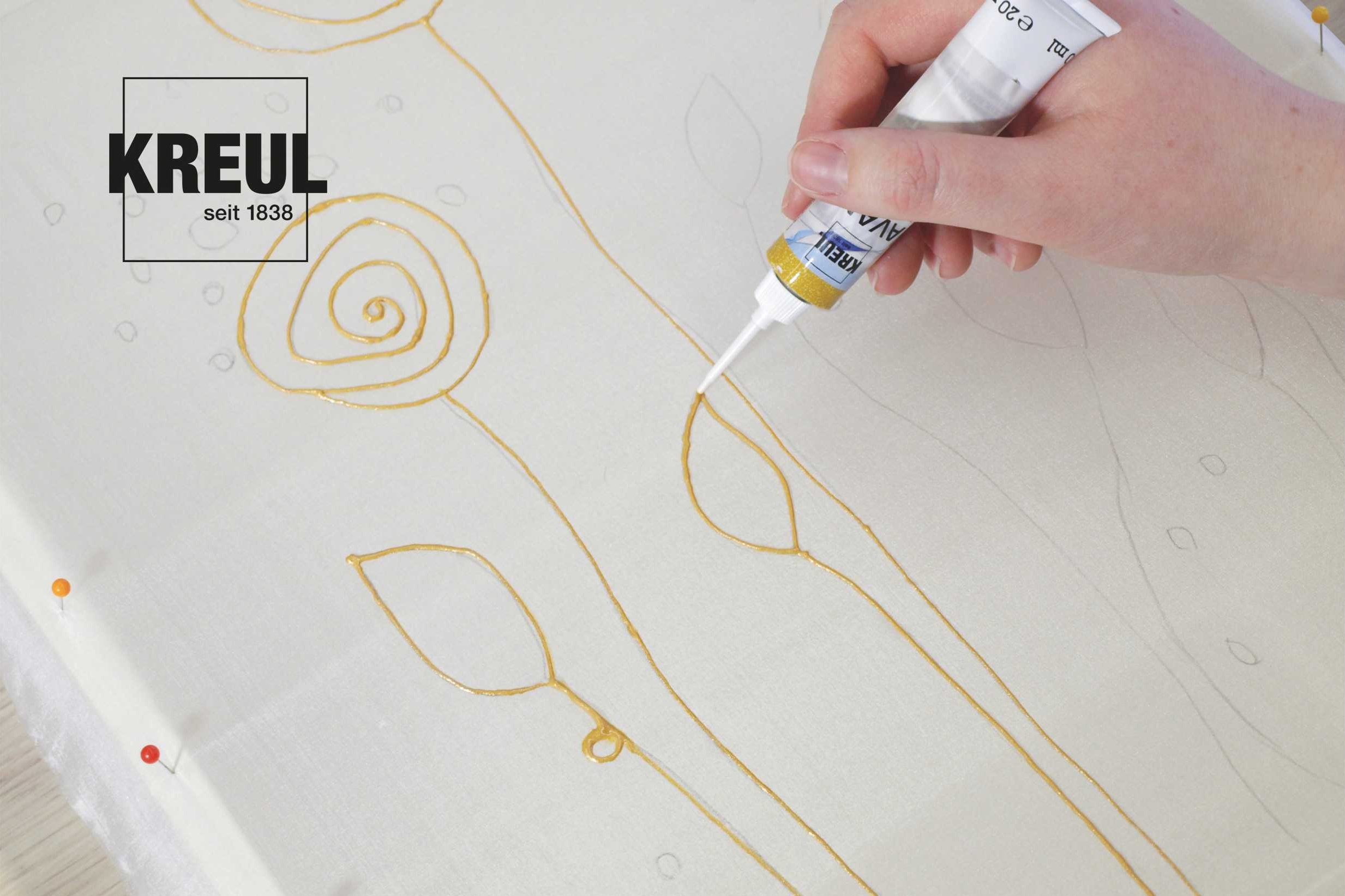 Kontúra na textil a hodváb JAVANA KREUL 20 ml – Obrázok 3