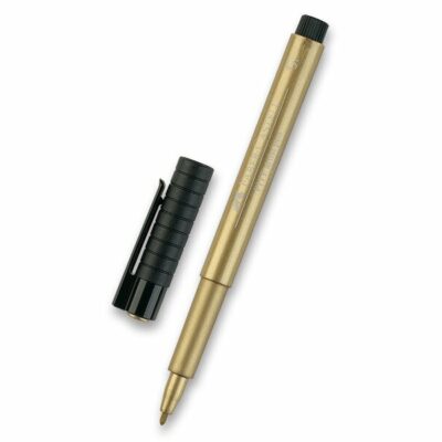 PITT umelecký popisovač 1,5 mm, Zlatý / Strieborný