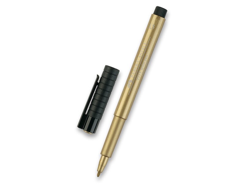 PITT umelecký popisovač 1,5 mm, Zlatý / Strieborný