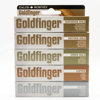 Metalická kovová pasta Goldfinger 22 ml, rôzne odtiene