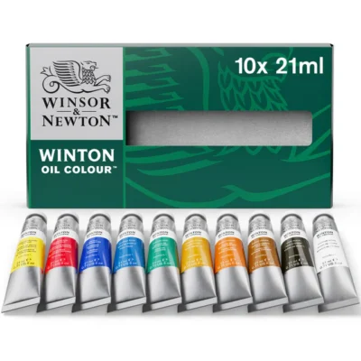 Súprava olejových farieb Winton W&N - 10 × 21 ml
