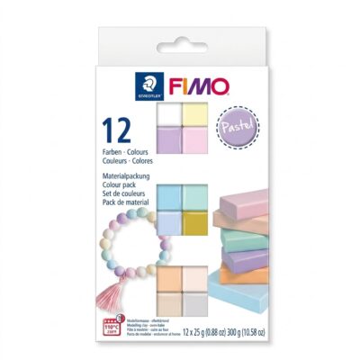 Sada FIMO soft 12 x 25 g – Pastel