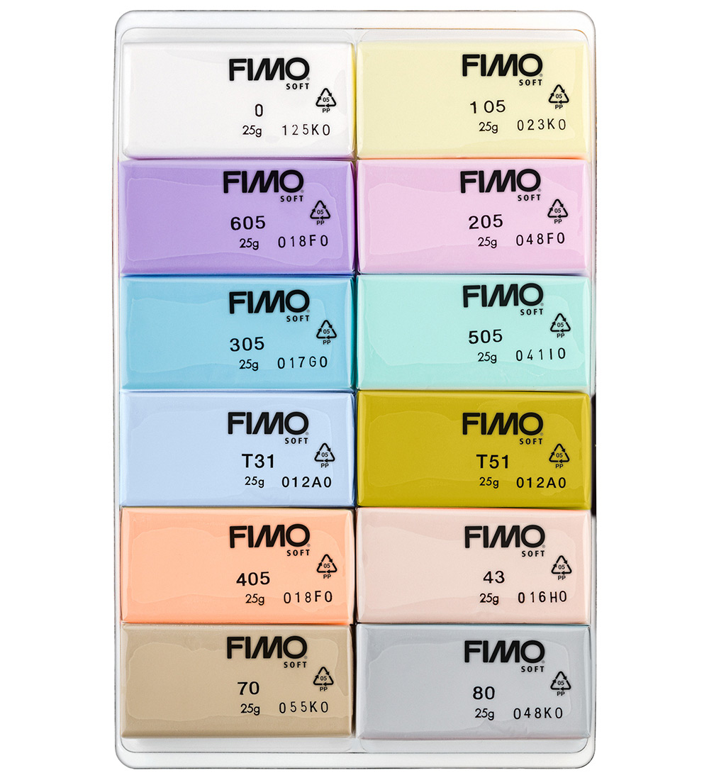 Sada FIMO soft 12 x 25 g – Pastel – Obrázok 2