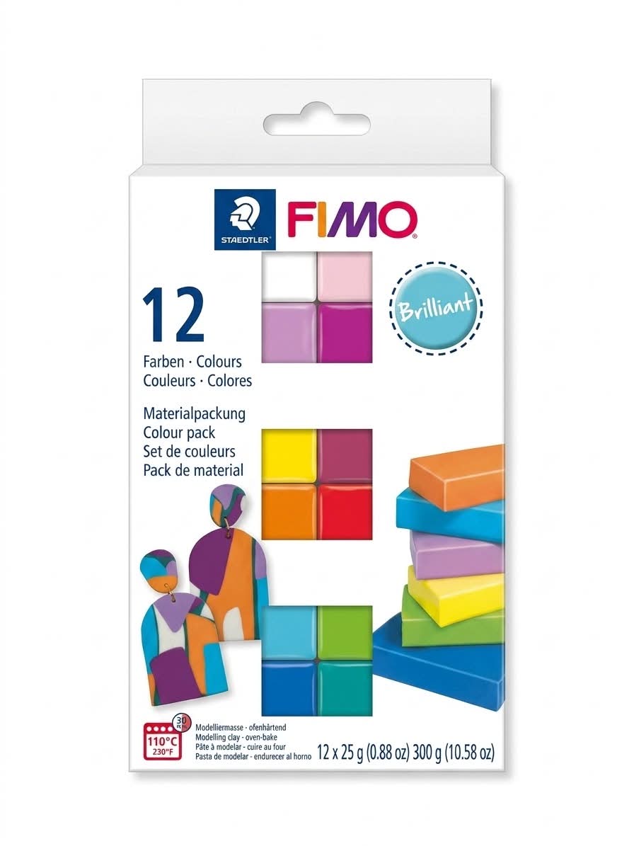 Sada FIMO soft 12 x 25 g - Brilliant