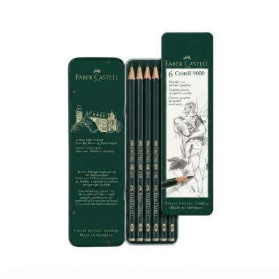 Grafitové ceruzky Faber-Castell 9000 set 6 ks