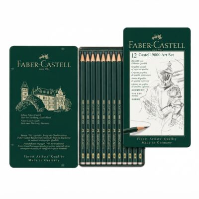 Grafitové ceruzky Faber-Castell 9000 Art set 12 ks