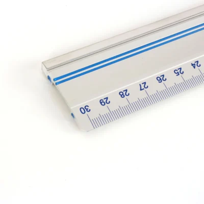 Hliníkové pravítko na rezanie LENIAR - 30 cm